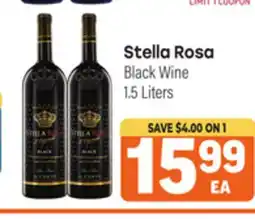 Tony’s Fresh Market Stella Rosa Black Wine offer