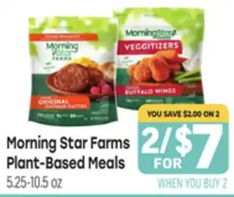Tony’s Fresh Market Morning Star Farms Plant-Based Meals offer