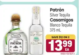 Tony’s Fresh Market Patrón Silver Tequila Casamigos Blanco Tequila offer