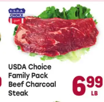 Tony’s Fresh Market USDA Choice Family Pack Beef Charcoal Steak offer