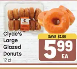 Tony’s Fresh Market Clyde's Large Glazed Donuts offer