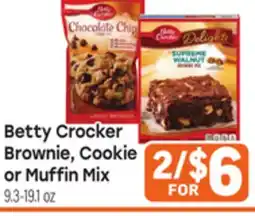 Tony’s Fresh Market Betty Crocker Brownie, Cookie or Muffin Mix offer