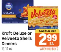 Tony’s Fresh Market Kraft Deluxe or Velveeta Shells offer