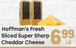 Tony’s Fresh Market Hoffman's Fresh Sliced Super Sharp Cheddar Cheese offer