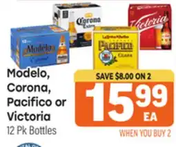 Tony’s Fresh Market Modelo, Corona, Pacifico or Victoria offer