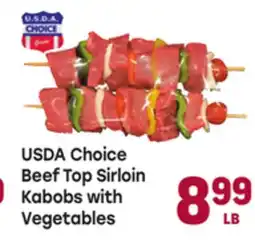 Tony’s Fresh Market USDA Choice Beef Top Sirloin Kabobs with Vegetables offer