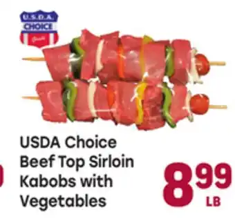 Tony’s Fresh Market USDA Choice Beef Top Sirloin Kabobs with Vegetables offer
