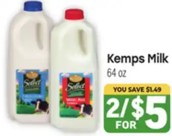 Tony’s Fresh Market Kemps Milk offer