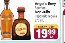 Tony’s Fresh Market Angel's Envy Bourbon, Don Julio Reposado Tequila offer