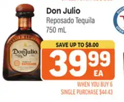 Tony’s Fresh Market Don Julio Reposado Tequila offer