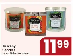 Jewel-Osco Tuscany Candles offer