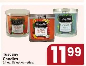 Jewel-Osco Tuscany Candles offer