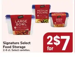Jewel-Osco Signature Select Food Storage offer