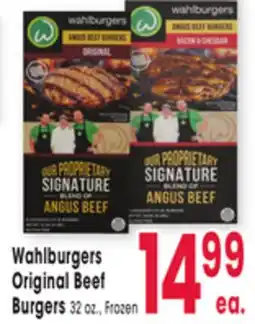 Jewel-Osco Wahlburgers Original Beef Original Beef Burgers offer