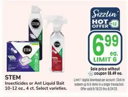 Jewel-Osco STEM Insecticides or Ant Liquid Bait offer
