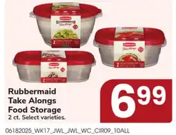 Jewel-Osco Rubbermaid Take Alongs Food Storage offer