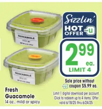 Jewel-Osco Guacamole offer