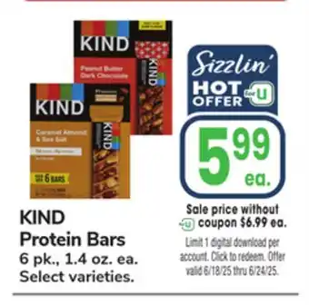 Jewel-Osco KIND Protein Bars offer
