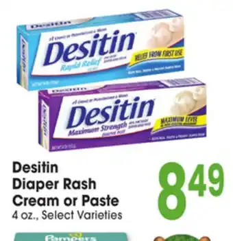 Jewel-Osco Desitin Diaper Rash Cream or Paste offer