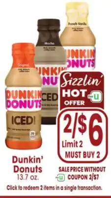 Jewel-Osco Dunkin' Donuts offer