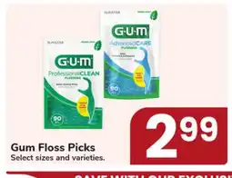 Jewel-Osco Gum Floss Picks offer