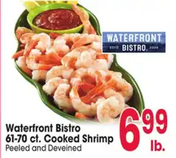 Jewel-Osco Waterfront Bistro 61-70 ct. Cooked Shrimp offer