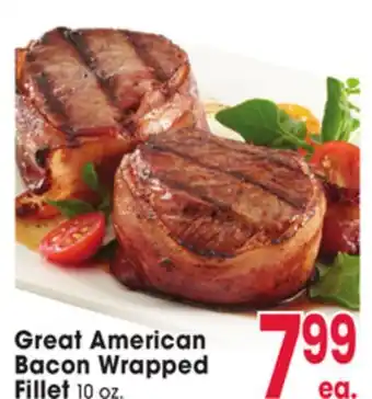 Jewel-Osco Great American Bacon Wrapped Fillet offer