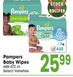 Jewel-Osco Pampers Baby Wipes offer