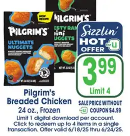Jewel-Osco Pilgrim's Breaded Chicken offer