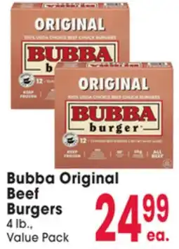Jewel-Osco Bubba Original Beef Burgers offer
