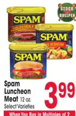 Jewel-Osco Spam Luncheon Meat offer