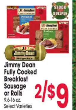 Jewel-Osco Jimmy Dean Fully Cooked Breakfast Sausage or Rolls offer