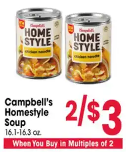 Jewel-Osco Campbell's Homestyle Soup offer