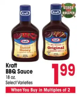 Jewel-Osco Kraft BBQ Sauce offer