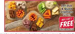 Jewel-Osco Deli Duo & Quad & Quad Snackers offer