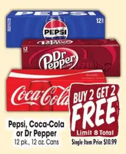 Jewel-Osco Pepsi, Coca-Cola or Dr Pepper offer