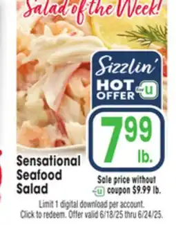 Jewel-Osco Sensational Seafood Salad offer