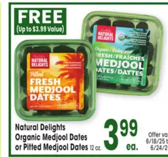 Jewel-Osco Natural Delights Organic Medjool Dates Medjool Dates offer