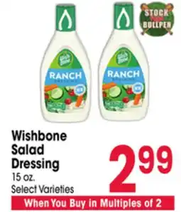 Jewel-Osco Wishbone Salad Dressing offer