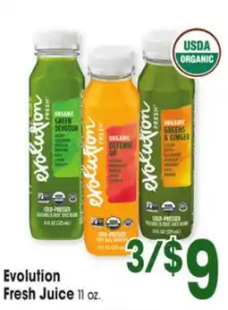 Jewel-Osco Evolution Fresh Juice offer