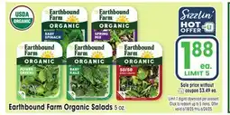 Jewel-Osco Earthbound Farm Organic Salads offer