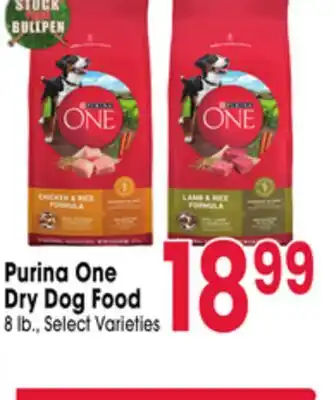 Jewel-Osco Purina One Dry Dog Food offer