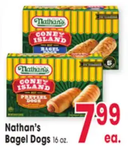 Jewel-Osco Nathan's Bagel Dogs offer