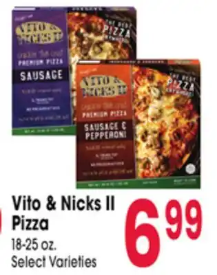 Jewel-Osco Vito & Nicks II Pizza offer