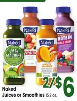Jewel-Osco Naked Juices or Smoothies offer