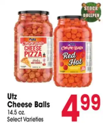 Jewel-Osco Utz Cheese Balls offer