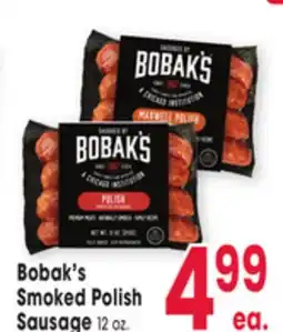 Jewel-Osco Bobak's Smoked Polish Sausage offer