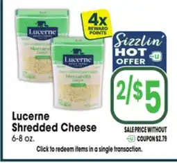 Jewel-Osco Lucerne Shredded Cheese offer