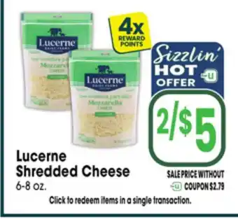 Jewel-Osco Lucerne Shredded Cheese offer