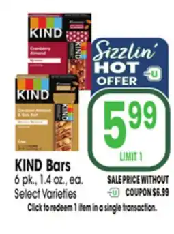 Jewel-Osco KIND Bars offer